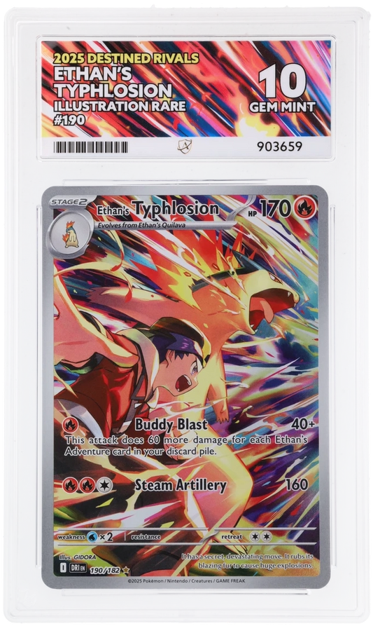 ACE 10 - Ethan's Typhlosion - 190/182 - Destined Rivals - Pokemon