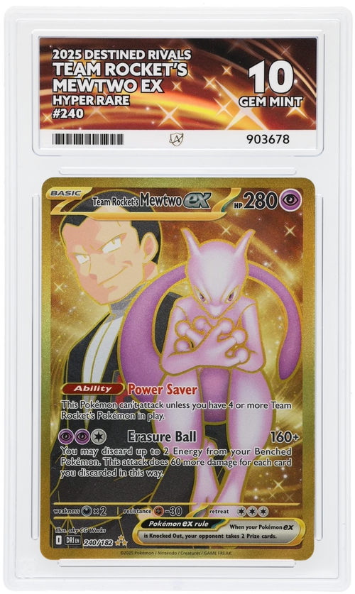 ACE 10 - Team Rocket's Mewtwo ex - 240/182 - Destined Rivals - Pokemon