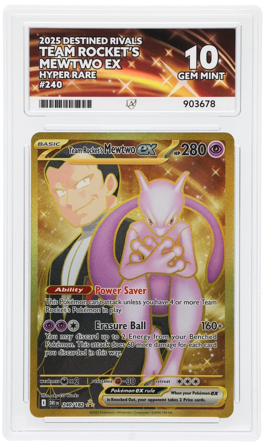 ACE 10 - Team Rocket's Mewtwo ex - 240/182 - Destined Rivals - Pokemon