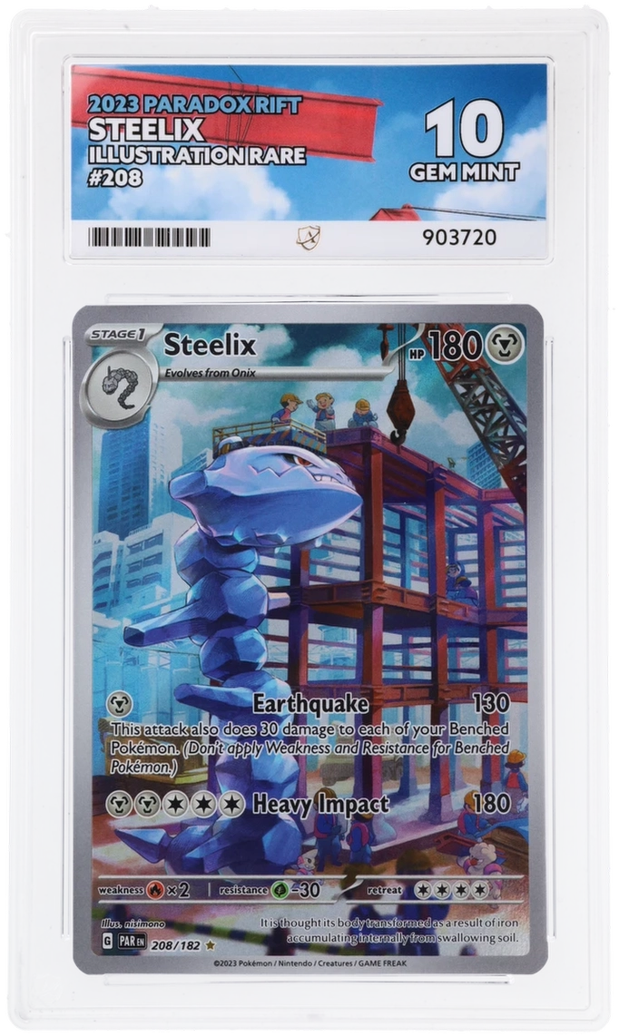 ACE 10 - Steelix - 208/182 - Paradox Rift - Pokemon