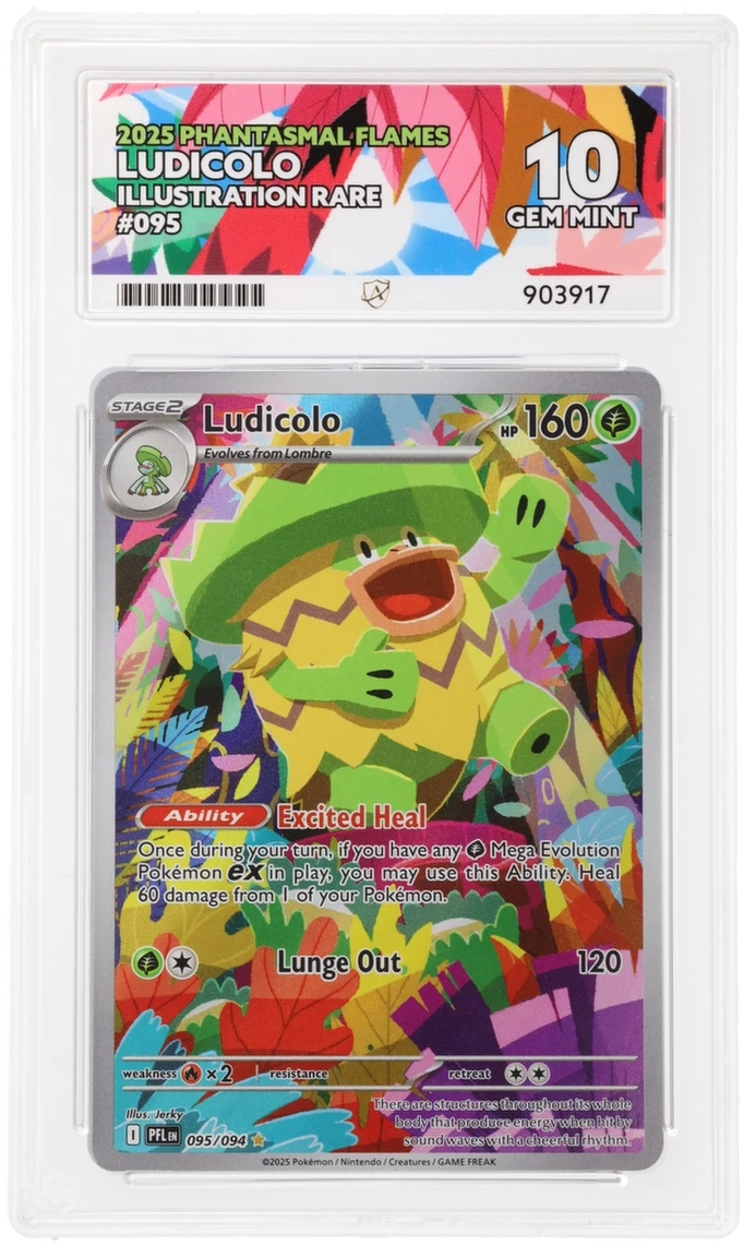 ACE 10 - Ludicolo - 095/094 - Phantasmal Flames - Pokemon