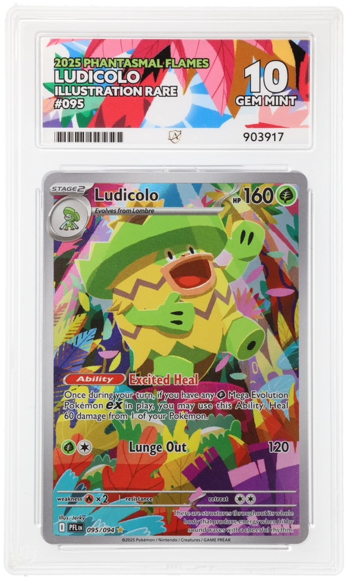 ACE 10 - Ludicolo - 095/094 - Phantasmal Flames - Pokemon