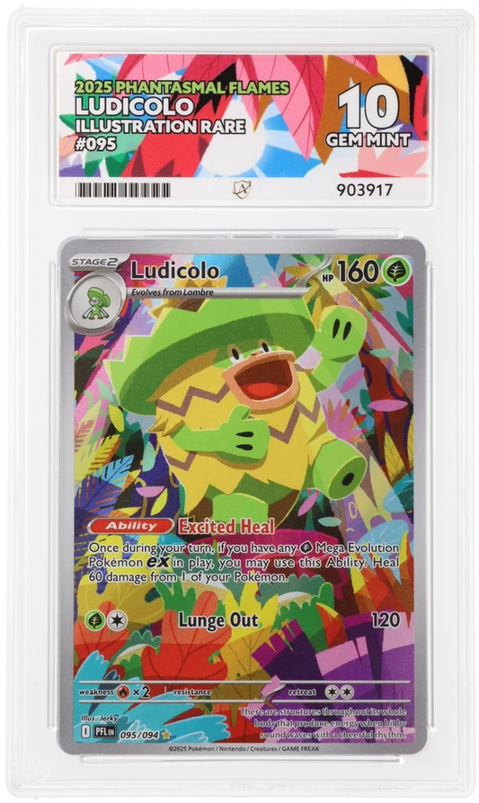 ACE 10 - Ludicolo - 095/094 - Phantasmal Flames - Pokemon