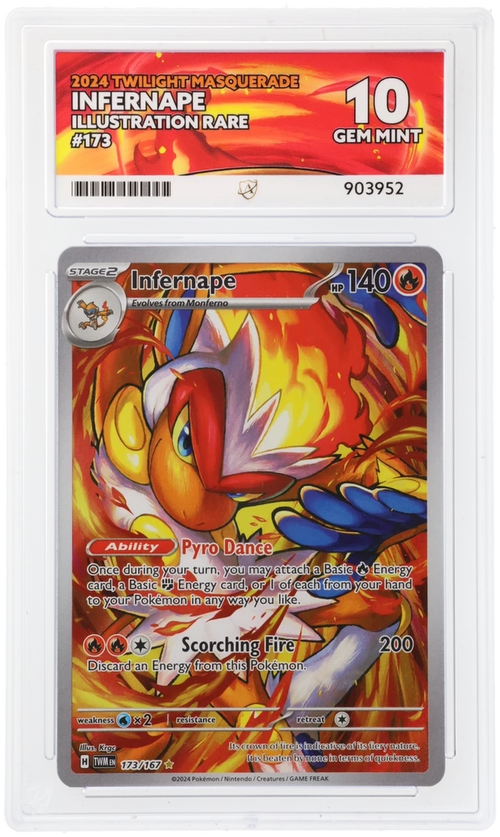 ACE 10 - Infernape - 173/167 - Twilight Masquerade - Pokemon