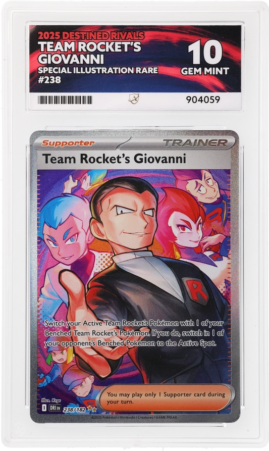 ACE 10 - Team Rocket's Giovanni - 238/182 - Destined Rivals - Pokemon