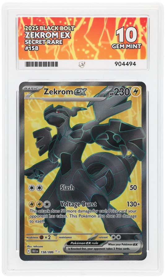 ACE 10 - Zekrom ex - 158/086 - Black Bolt - Pokemon