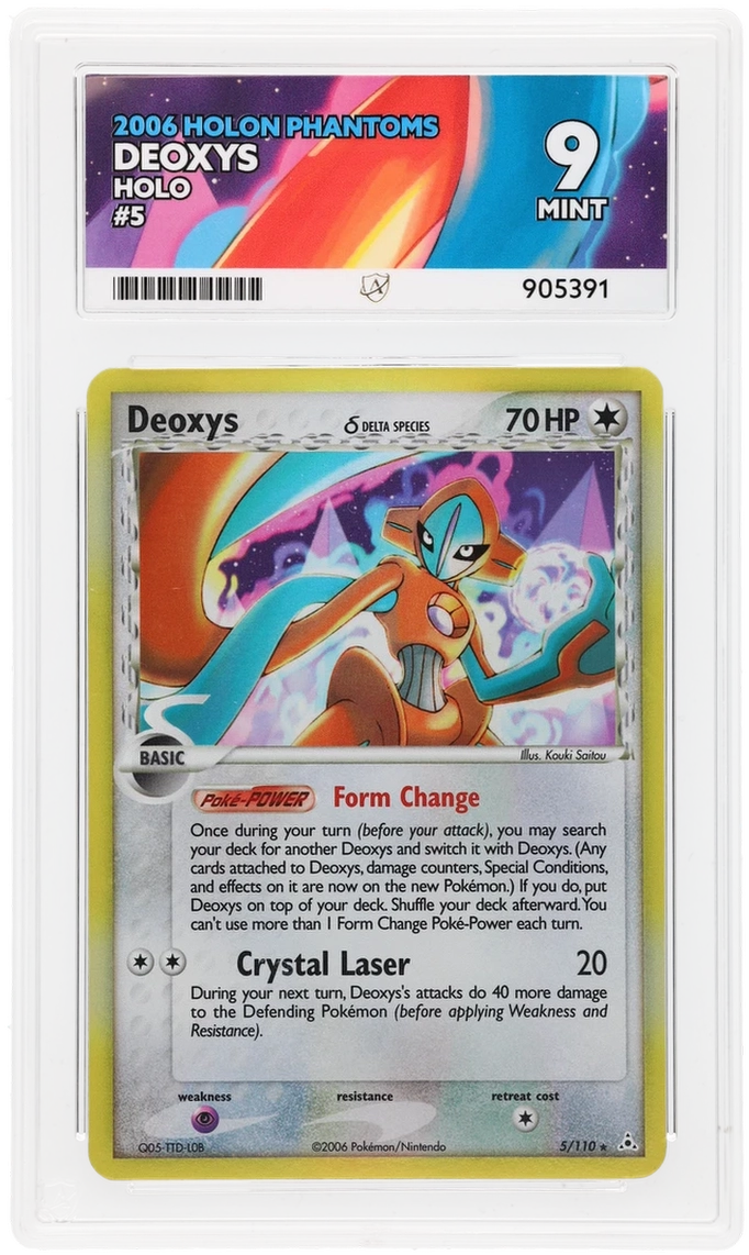 ACE 9 - Deoxys - 5/110 - Holon Phantoms - Pokemon - front