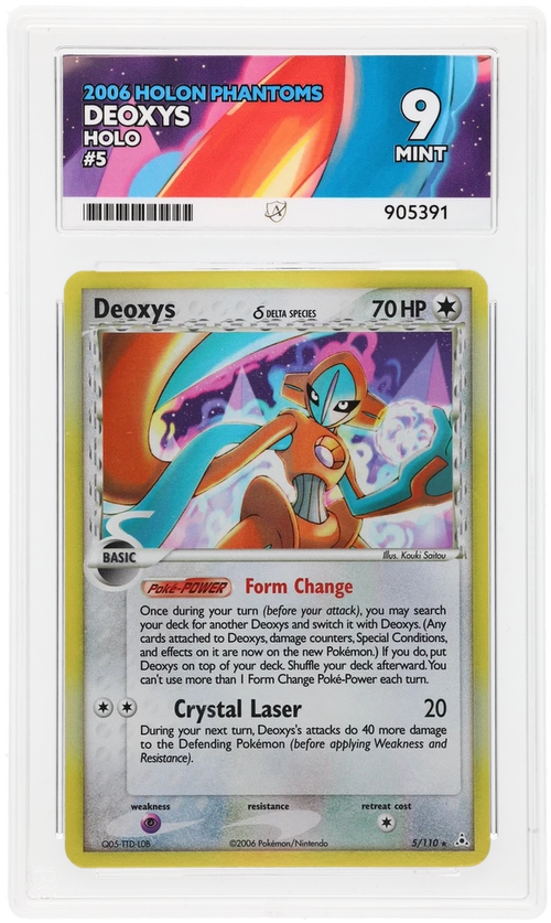 ACE 9 - Deoxys - 5/110 - Holon Phantoms - Pokemon - front
