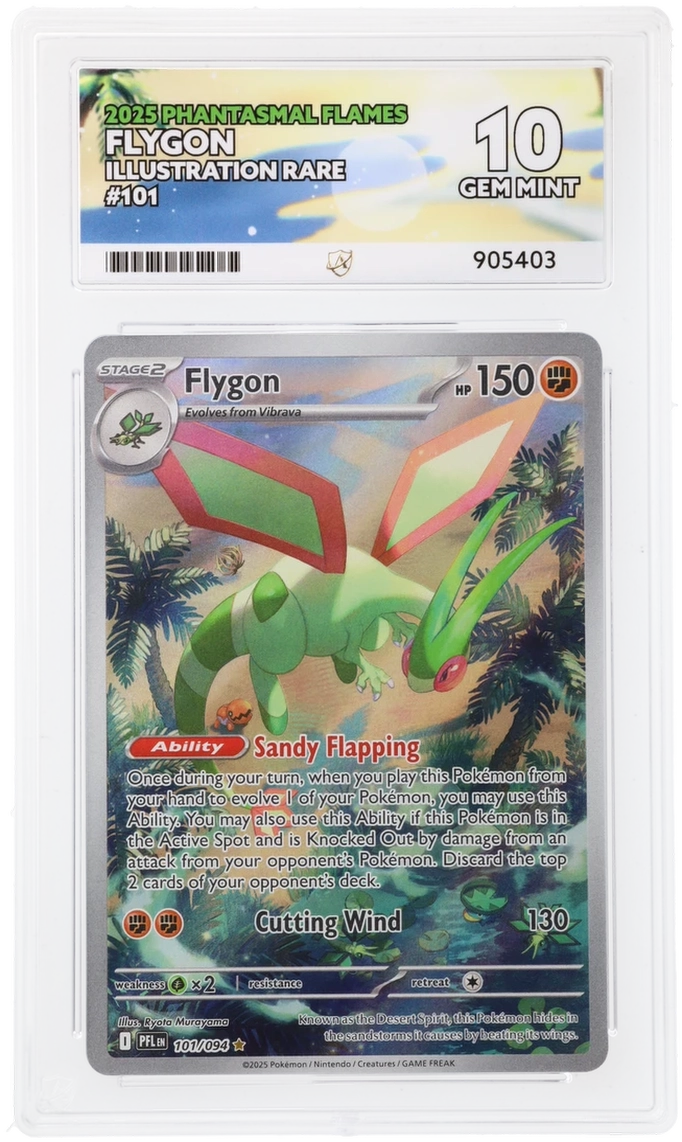 ACE 10 - Flygon - 101/094 - Phantasmal Flames - Pokemon