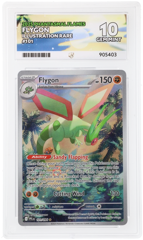 ACE 10 - Flygon - 101/094 - Phantasmal Flames - Pokemon