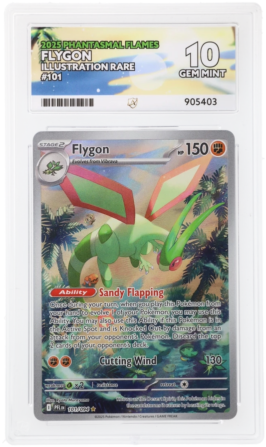 ACE 10 - Flygon - 101/094 - Phantasmal Flames - Pokemon
