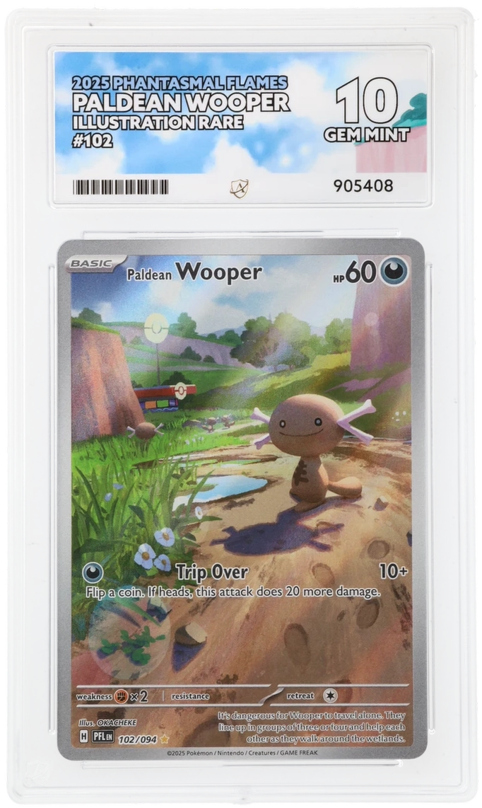 ACE 10 - Paldean Wooper - 102/094 - Phantasmal Flames - Pokemon