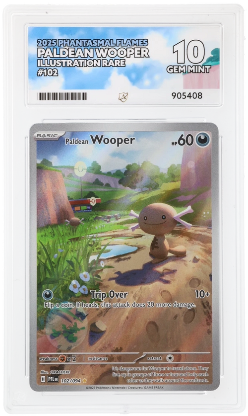 ACE 10 - Paldean Wooper - 102/094 - Phantasmal Flames - Pokemon