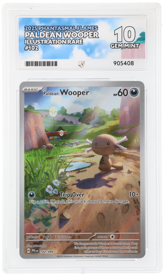 ACE 10 - Paldean Wooper - 102/094 - Phantasmal Flames - Pokemon