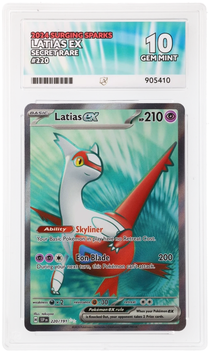 ACE 10 - Latias ex - 220/191 - Surging Sparks - Pokemon