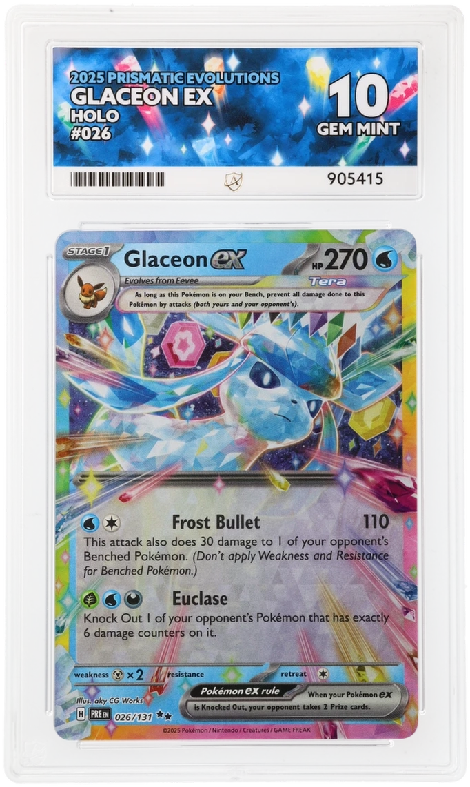 ACE 10 - Glaceon ex - 026/131 - Prismatic Evolutions - Pokemon