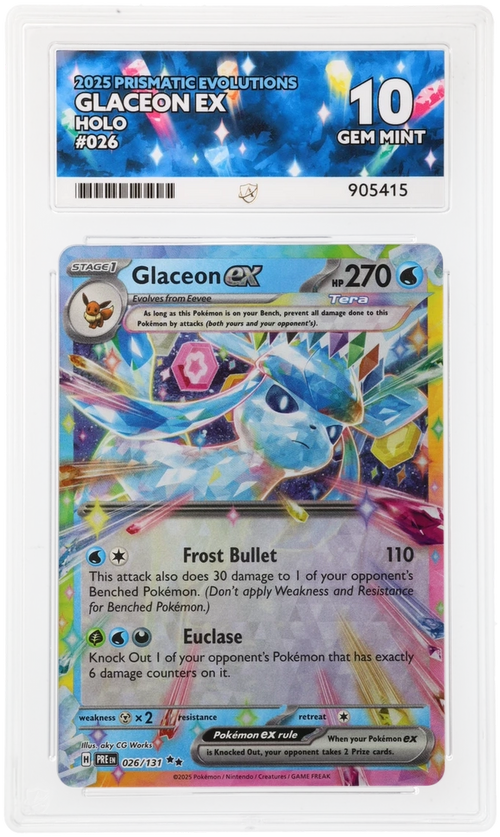ACE 10 - Glaceon ex - 026/131 - Prismatic Evolutions - Pokemon
