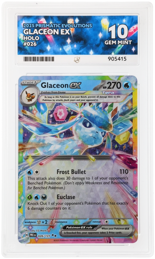 ACE 10 - Glaceon ex - 026/131 - Prismatic Evolutions - Pokemon