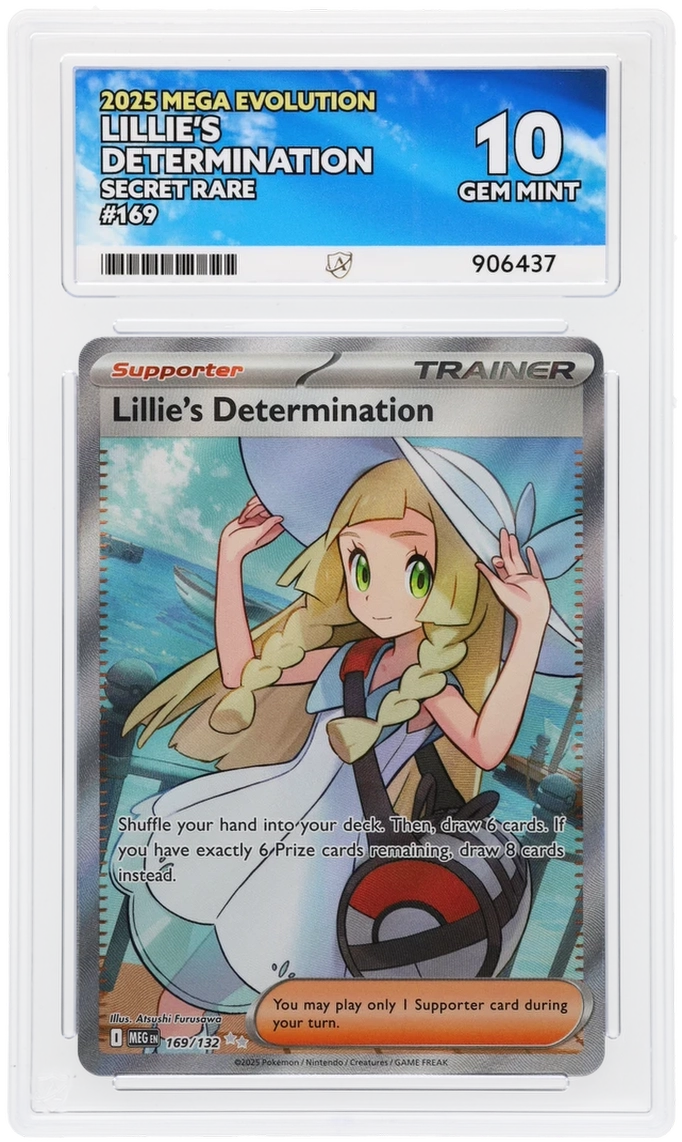 ACE 10 - Lillie's Determination - 169/132 - Mega Evolution - Pokemon