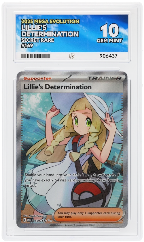 ACE 10 - Lillie's Determination - 169/132 - Mega Evolution - Pokemon