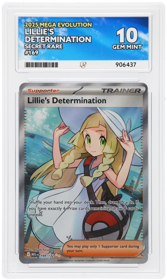 ACE 10 - Lillie's Determination - 169/132 - Mega Evolution - Pokemon