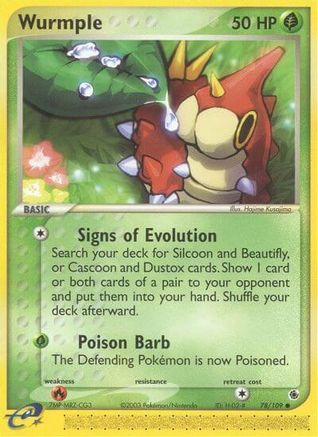 Wurmple 78/109 - Ruby and Sapphire