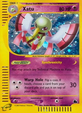 Xatu (H32) H32/144 - Skyridge Holofoil