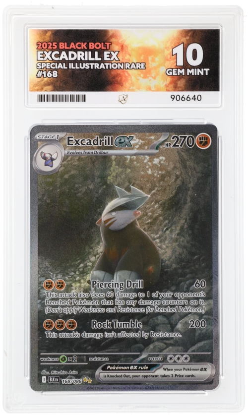 ACE 10 - Excadrill ex - 168/086 - Black Bolt - Pokemon