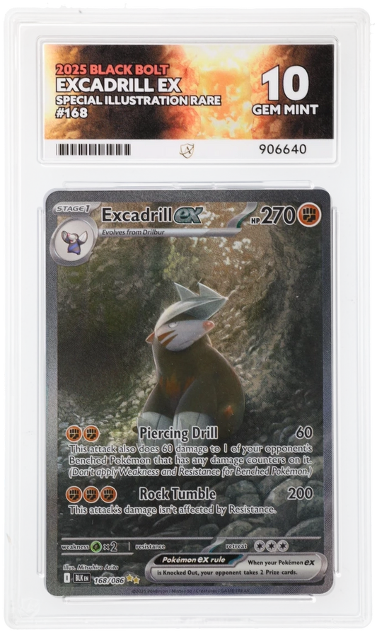 ACE 10 - Excadrill ex - 168/086 - Black Bolt - Pokemon