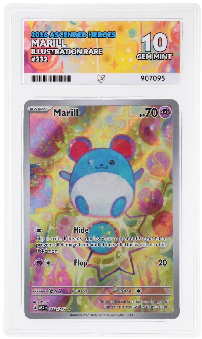 ACE 10 - Marill - 232/217 - Ascended Heroes - Pokemon