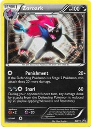 Zoroark - BW19 BW19/101 - Black and White Promos Holofoil