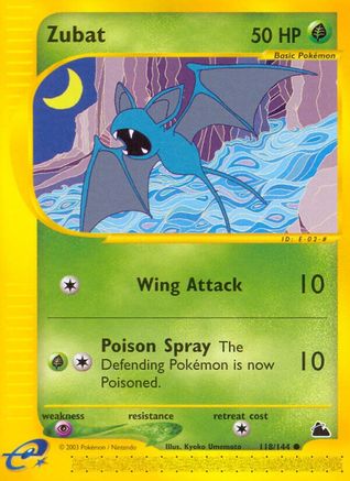 Zubat (118) 118/144 - Skyridge
