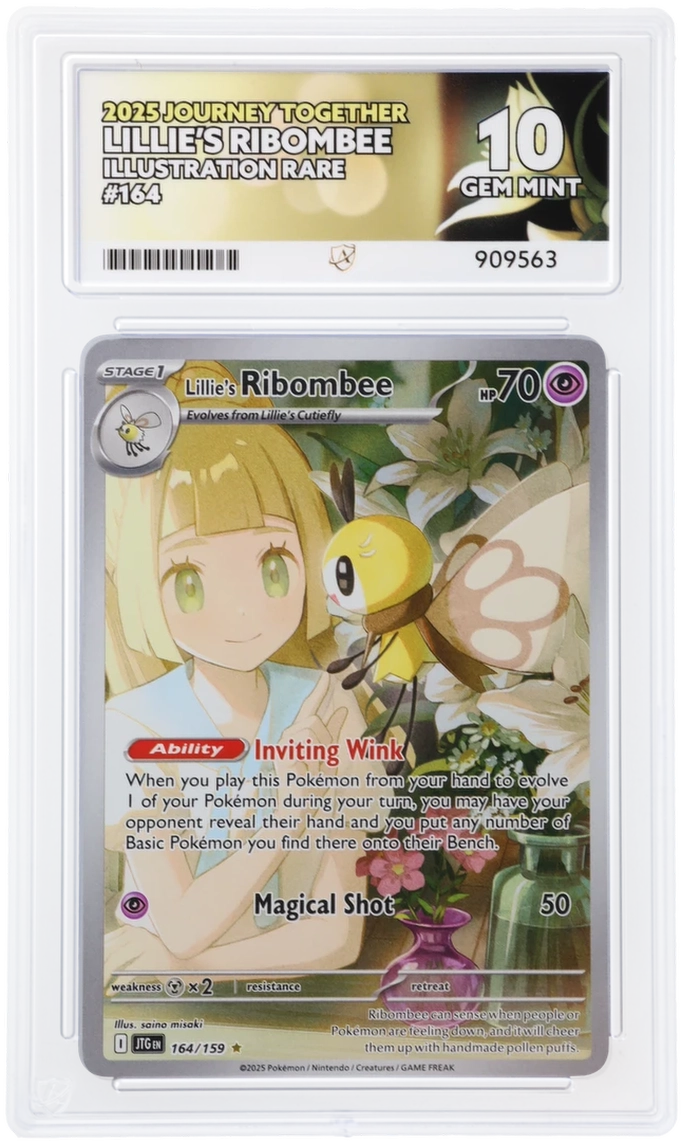 ACE 10 - Lillie's Ribombee - 164/159 - Journey Together - Pokemon