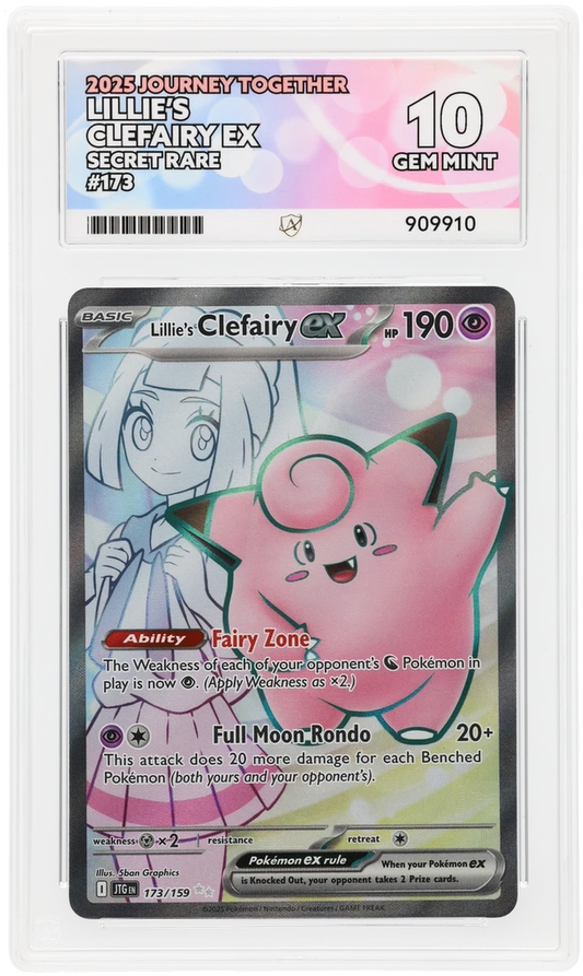 ACE 10 - Lillie's Clefairy ex - 173/159 - Journey Together - Pokemon
