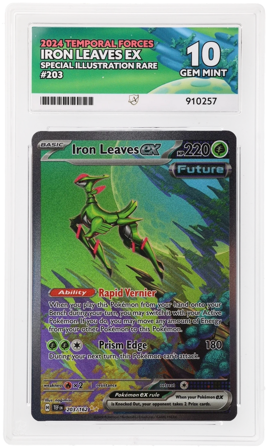 ACE 10 - Iron Leaves ex - 203/162 - Temporal Forces - Pokemon