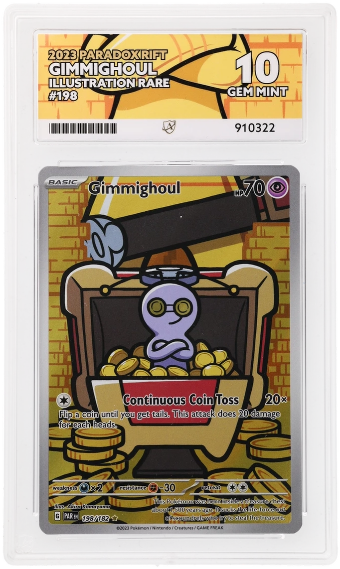 ACE 10 - Gimmighoul - 198/182 - Paradox Rift - Pokemon