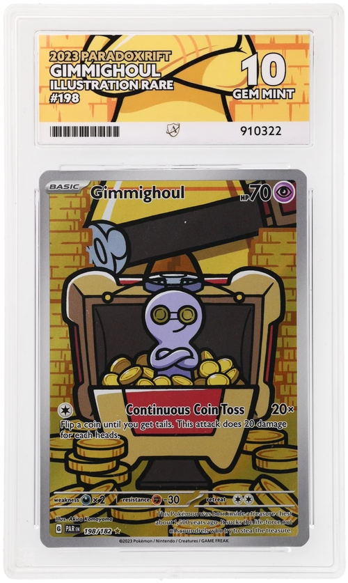 ACE 10 - Gimmighoul - 198/182 - Paradox Rift - Pokemon