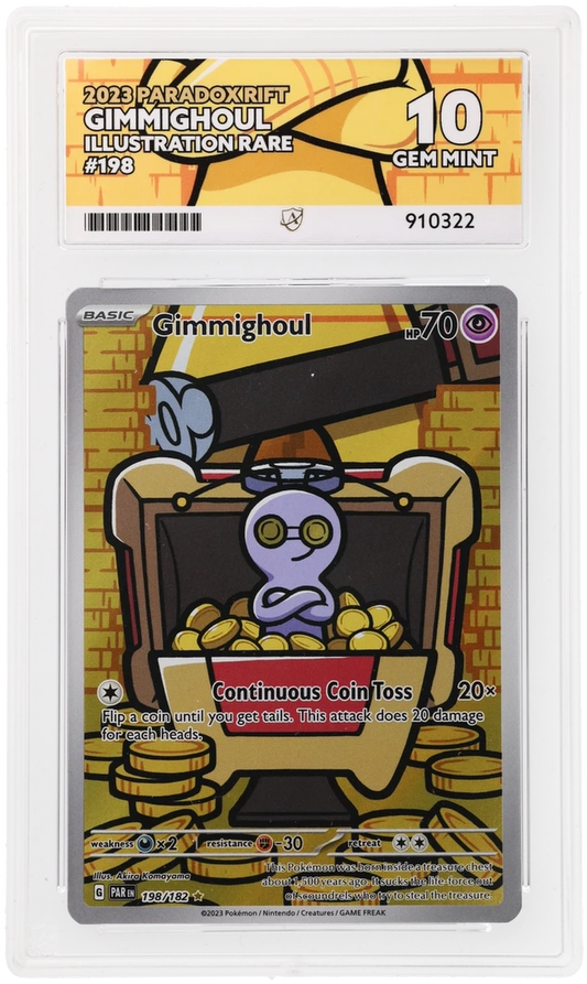 ACE 10 - Gimmighoul - 198/182 - Paradox Rift - Pokemon