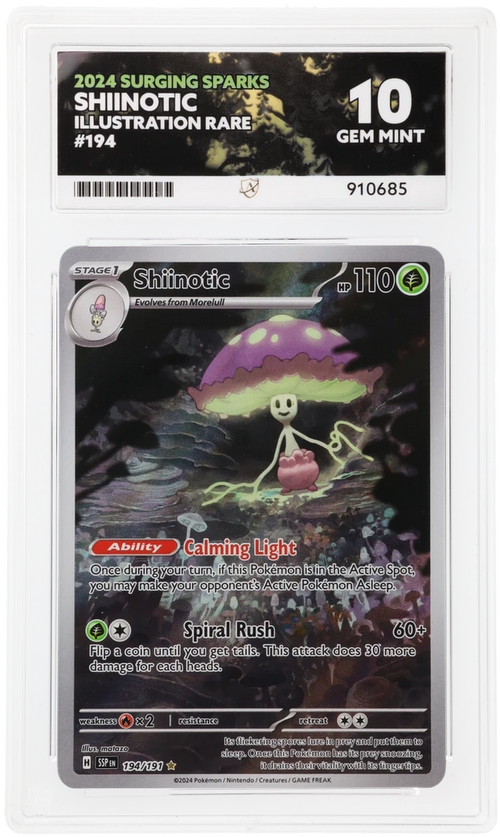 ACE 10 - Shiinotic - 194/191 - Surging Sparks - Pokemon