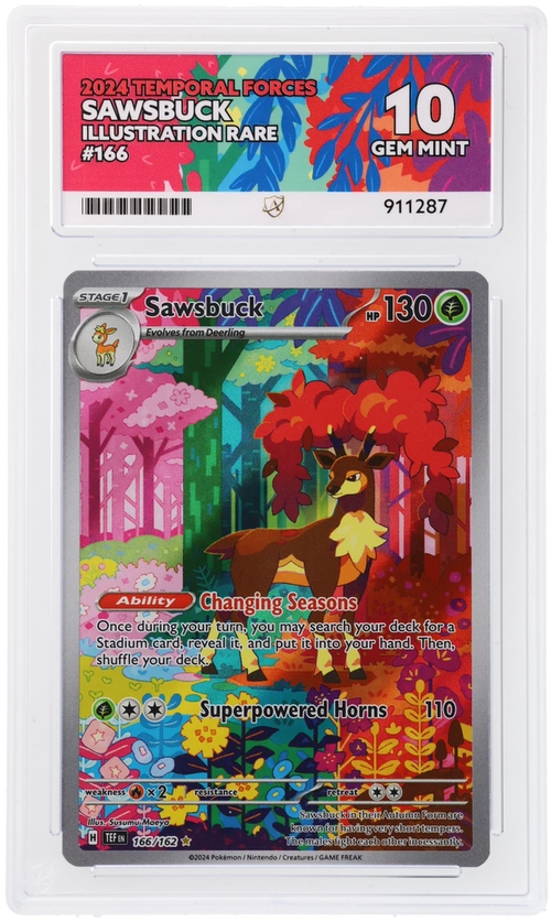 ACE 10 - Sawsbuck - 166/162 - Temporal Forces - Pokemon