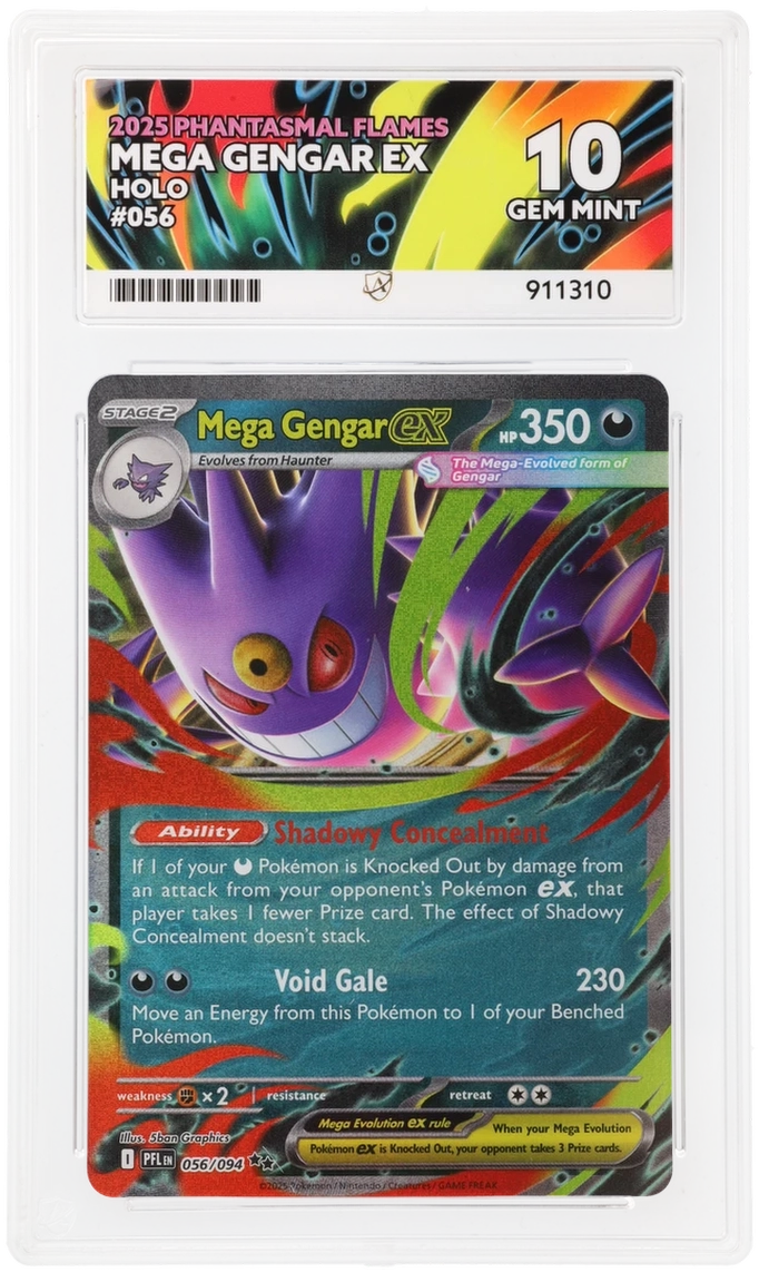 ACE 10 - Mega Gengar ex - 056/094 - Phantasmal Flames - Pokemon