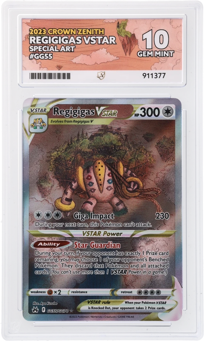 ACE 10 - Regigigas VSTAR - GG55/GG70 - Crown Zenith - Pokemon