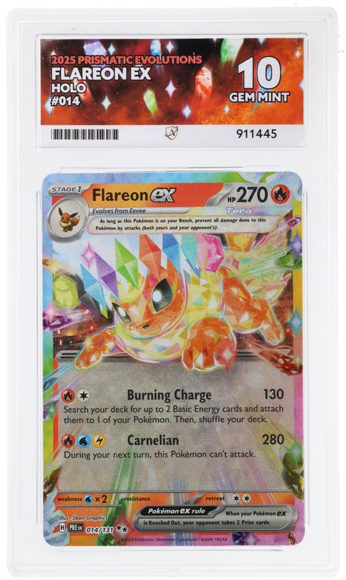 ACE 10 - Flareon ex - 014/131 - Prismatic Evolutions - Pokemon