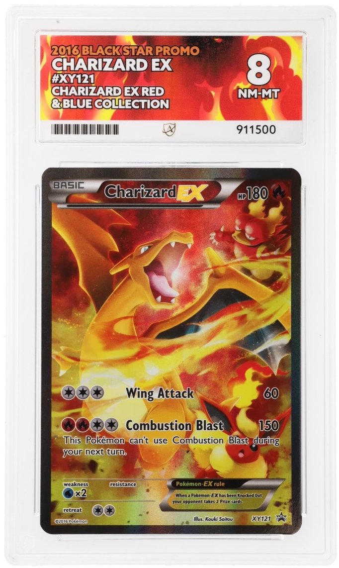 ACE 8 - Charizard EX - XY121 - Black Star Promo - Charizard EX Red & Blue Collection - Pokemon - front