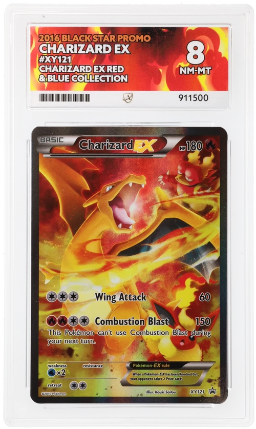 ACE 8 - Charizard EX - XY121 - Black Star Promo - Charizard EX Red & Blue Collection - Pokemon - front