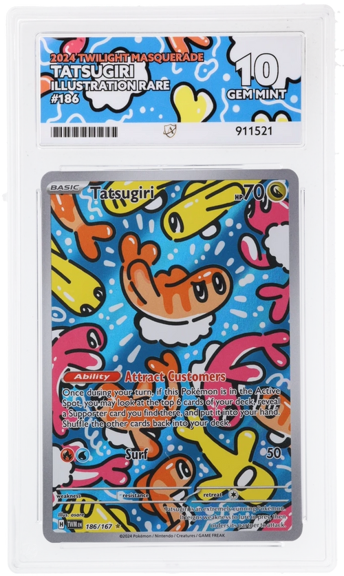 ACE 10 - Tatsugiri - 186/167 - Twilight Masquerade - Pokemon