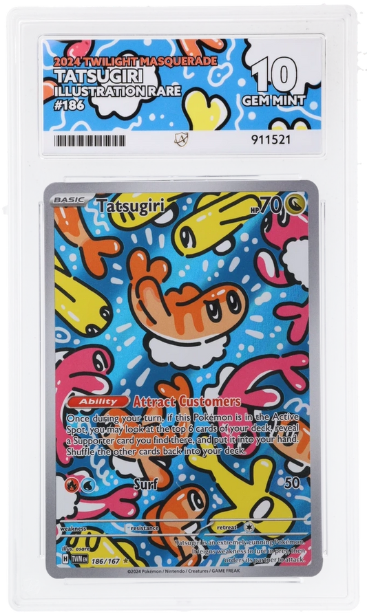 ACE 10 - Tatsugiri - 186/167 - Twilight Masquerade - Pokemon