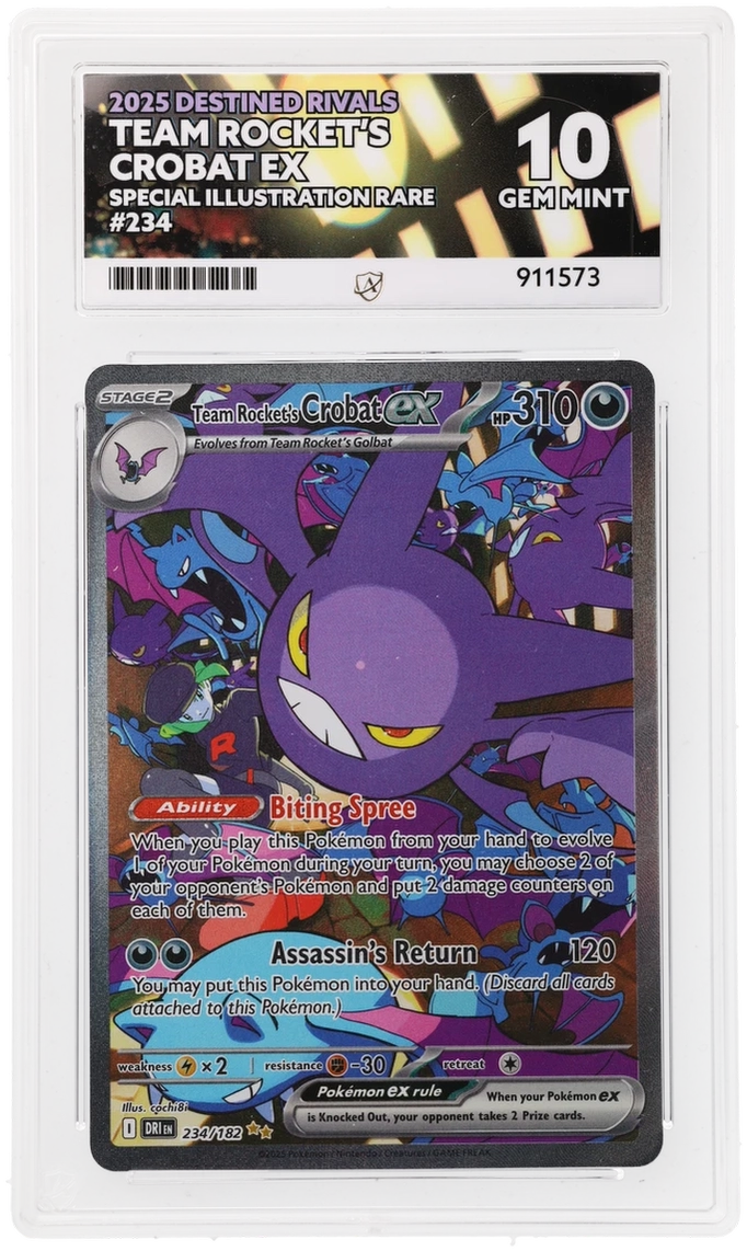ACE 10 - Team Rocket's Crobat ex - 234/182 - Destined Rivals - Pokemon