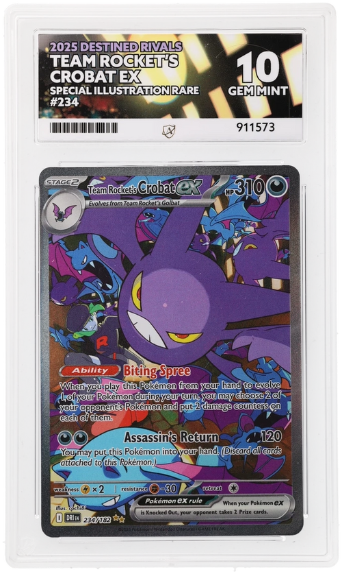 ACE 10 - Team Rocket's Crobat ex - 234/182 - Destined Rivals - Pokemon