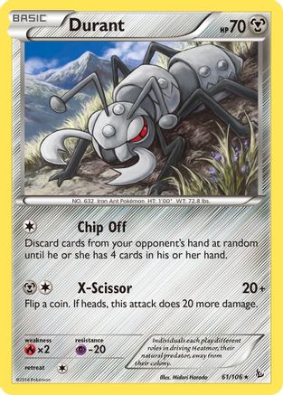 Durant 61/106 - XY  Flashfire